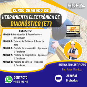 HERRAMIENTA ELECTRÓNICA DE DIAGNÓSTICO (ET)