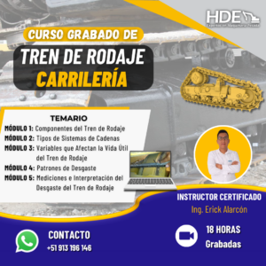 TREN DE RODAJE - CARRILERÍA