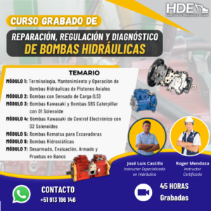REPARACIÓN, REGULACIÓN Y DIAGNÓSTICO DE BOMBAS HIDRÁULICAS