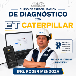 ESPECIALIZACIÓN EN DIAGNÓSTICO CON E.T. CATERPILLAR (EN VIVO POR ZOOM, INICIO 6 SETIEMBRE)
